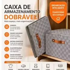 Caixa De Armazenamento De Roupas Com Zíper , Grande Capacidade , Dobrável , Colchas , Organizador