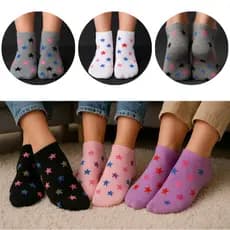 Kit 12 Pares De Meia Soquete Feminina Adulto Algodão 34-40 Estampada
