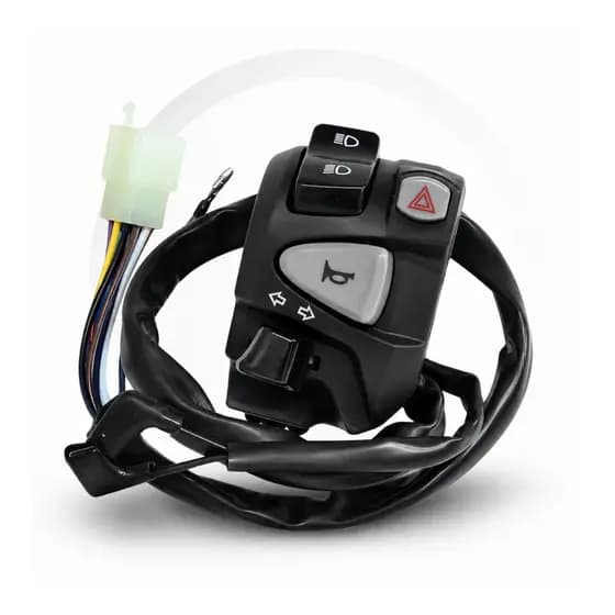 Punho Luz Fan Start Titan 150/160 Pisca Alerta + Lampejador Modelo nc 750