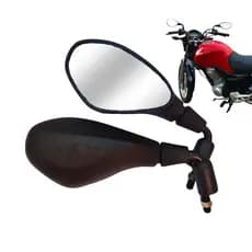 Retrovisor Espelho Moto Bmw F800 Gs Rosca Honda Fixo Haste Curta Cb300 Titan Fan Cg Xre Cb Twister