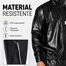 Capa Chuva ALBA MOD Europa PVC Unissex Motoboy Original