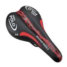Selim Para Bicicleta Saddle Polo Mtb Light Banco Para Bike Vermelho