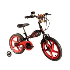 Bicicleta Infantil Menino Com Rodinha Aro 16 Shadow Preto Sonic Verden Bikes