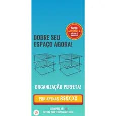 Kit 2 Organizador Quadrad