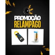 Caneta Detectora de Voltagem e Corrente + Alicate Amperímetro Digital Multiteste LCD Com Pilhas COMPLETO