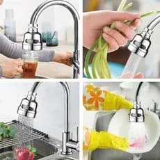 Bico de Torneira Arejador Ponteira Cromado Chuveirinho Gourmet Jato regulável Adaptador