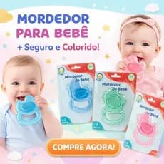 Mordedor Para Bebês Auxilia No Desconforto Macio Confortável Leve Menino Menina Dentes Gengiva