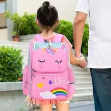 Novo Mochila Escolar Infantil Mochila De Unicórnio Com Bolsa De Lápis