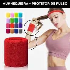 Kit de 200 Munhequeira Pulso Algodão Toalha Unissex Masculino Feminino Esportes Academia