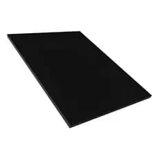 Chapa MDF preta 15mm 60x60 bordas fitadas prateleira tampo painel nicho móveis placa resistente
