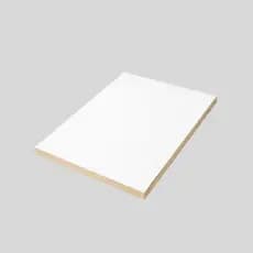 Chapa MDF branca 15mm 40x40 bordas fitadas prateleira tampo painel nicho móveis placa resistente
