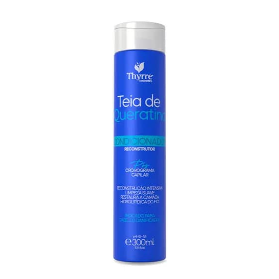 Condicionador Teia De Queratina Com Balsamo Reconstrutor 300ml Thyrre Cosmétics