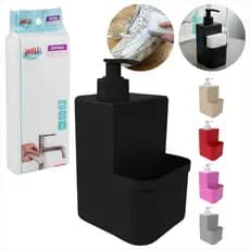 Porta Detergente Com Porta Esponja Dispenser Compacto Para Pia