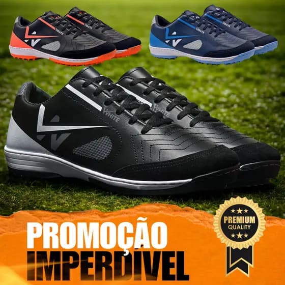 Chuteira Masculina Society Campo Original Super Resistente Sola Costurada Antiderrapante Promoção