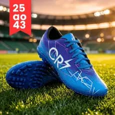 Chuteira Masculina Society Profissional Campo Futsal Leve Confortável Bico Costurado Envio Rápido