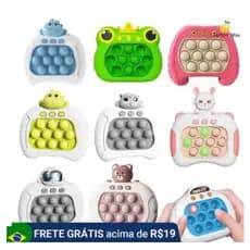 kit 24 Brinquedo Anti-Stress Pop It Eletronico Brinquedo Bolhas De Empurr