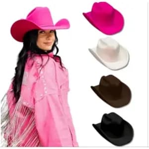Chapéu Cowboy Boiadeira Pink Ana Castela Rodeio Feminina