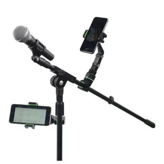 Suporte Celular Universal Microfone Partitura Pedestal