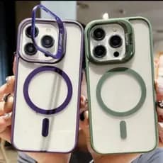 Capa Magsafe Para iPhone 11 12 13 14 15 16 Pro Max Magsafe + Lente de Câmera