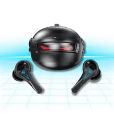 Fone de ouvido sem fio Bluetooth TWS 5.3 com redução de ruído e graves fortes para jogos