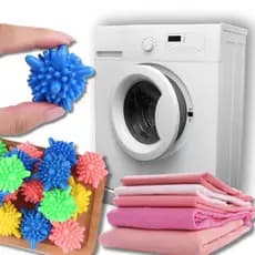 Bolinhas Mágicas Lavar Roupas Estrela Anti Bolinhas Reutilizável Limpeza Profunda Máquina de Lavar