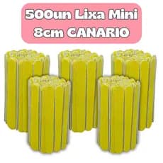 Mini Lixa de Unha CANÁRIO Descartável para Manicure Pedicure Salão de Beleza Estética Profissional
