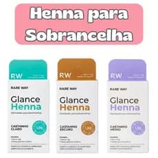 Henna Sobrancelha Glance Rare Way Todas As Cores Mini 1,5 G - Designer De Sobrancelhas