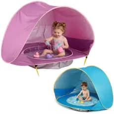 Tenda Barraca Praia Infantil Piscina Embutida Proteção Solar