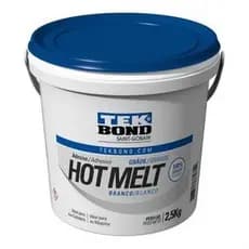 Cola Granulada Hot Melt  2,5 Kg - Tekbond Branca