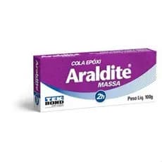 Massa Epóxi Cola Adesivo Araldite TekBond 100 GR KIT C/ 2 UNID