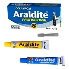 Adesivo Cola Epóxi Araldite Profissional 90min 23g Tekbond