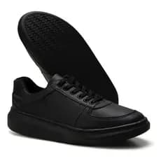 TÊNIS SAPATÊNIS CASUAL MASCULINO PRETO CONFORTÁVEL