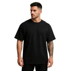 Camiseta Oversized Streetwear Masculina 100% Algodão Basica Lisa