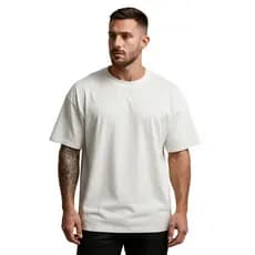 Camiseta Oversized Básica Lisa Streetwear Masculina 100% Algodão