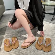Chinelos planos chinelos de praia feminino verão exterior Wear 2022 novo estilo moda flip-flops sandálias chinelos homem