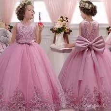Vestido De Menina Para Idades De 4 A 12 Anos , Princesa , Sem Mangas , Lindo Anfitrião Bordado