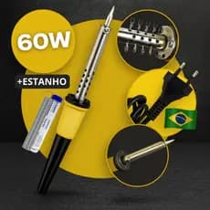 Kit Ferro de Solda 110/220V 60W 40W 30W Com Estanho Soldador Profissional 110v 220v Regulagem