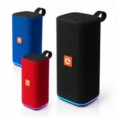Caixinha de Som Sem fio Bluetooth Portátil Compacta com LED Rádio FM USB Caixa Potente Resistente