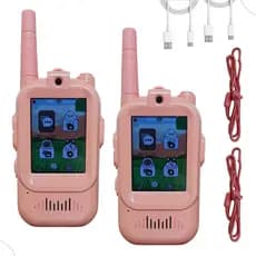 Walkie Talkie Infantil Gostey Radio Comunicador Com Camera E Video até 80 Metros