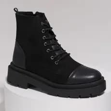 Bota Coturno Feminina Blogueirinha Tratorada Versátil Cano Curto Confortável Resistente Leve