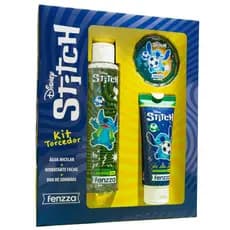 Kit Torcedor Brasil Stitch Completo Hidratante Facil Água Micelar Duo de Sombras - Fenzza