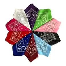 Bandanas Estampadas Escolha Diversas Cores de Lenço