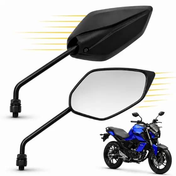 Par Retrovisor Yamaha Fazer 150 Fazer 250 FZ25 Lander 250 Crosser 150 Factor 150 NMAX 160 Neo 125