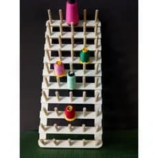 Porta cones organizador tubos de linha De Madeira 50 Cones Para Maquina Costura Domestica