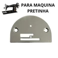 Chapa Agulha Reta Pretinha Singer 15c 15-30 Ja2-2 Fox Alpha Elgin Pretinha