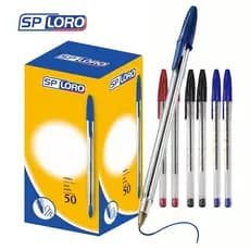 10-50pcs Caneta Esferográfica Azul Preto Vermelho Média 1.0mm Escolar Escritório Escrita 934