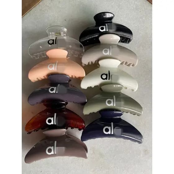 KIT 3 PEÇAS ALLO GRAMPO DE CABELO ACRILICO PRESILHA ACESSORIOS FEMININO PIRANHA POPULAR