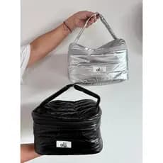 NECESSAIRE BOLSA DE MAO ACADEMIA VIAGEM MAQUIAGEM FACULDADE ORGANIZADOR PUFFER FEMININO GRANDE