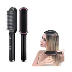 Escova Alisadora Penteado e Modelagem, Escova 5 em 1, 45 Watts de Potenência, Alisa Hidrata Modela Alinha e Anti-Frizz