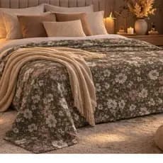 Manta Cobertor Soft Estampada de Casal 2,00m x 1,80m Mantinha Fofinha Inverno Floral Quentinha